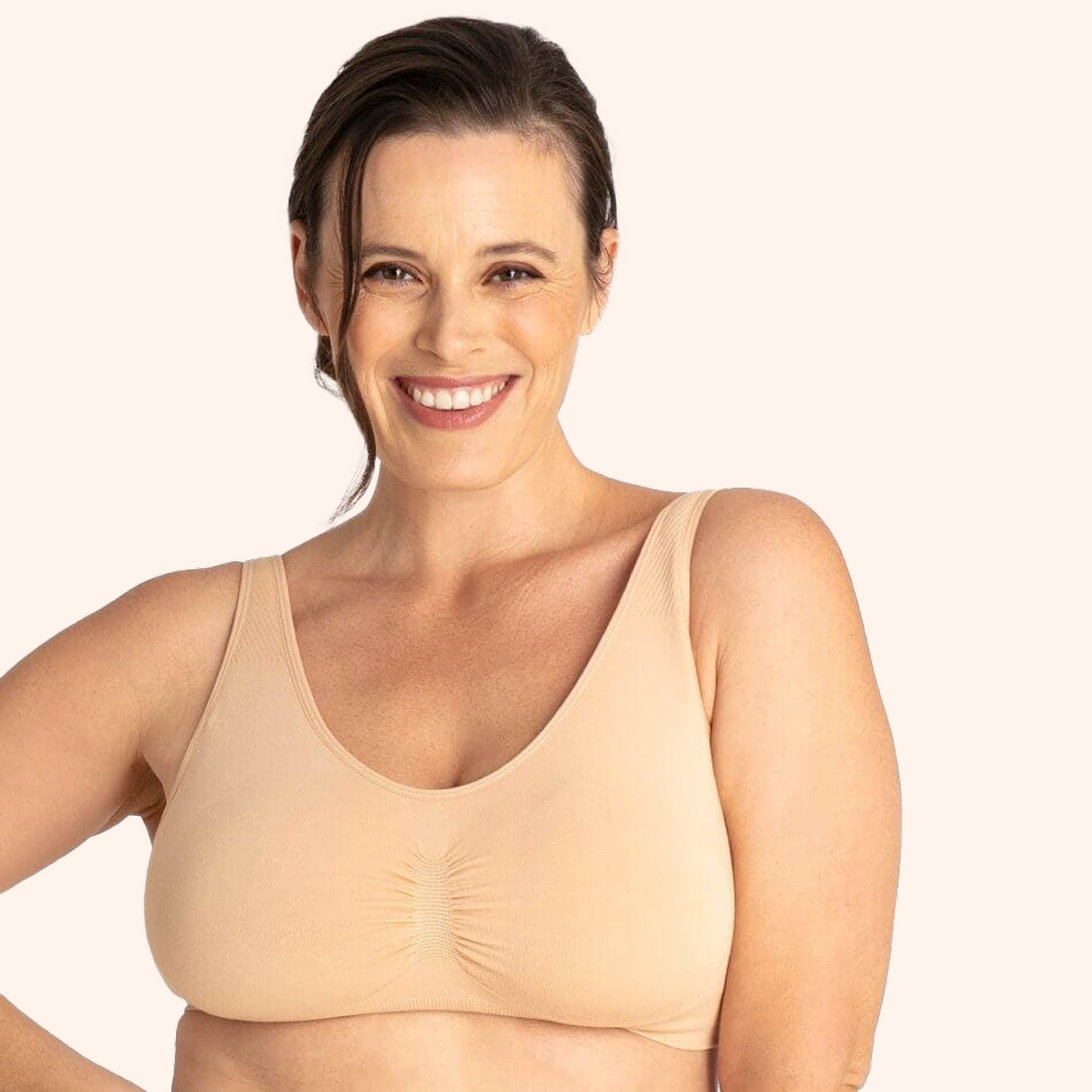 Boobreeze™ Naadloze Bamboe Comfort Bh – Zonder Beugel, Met Vorm & Ademend Design