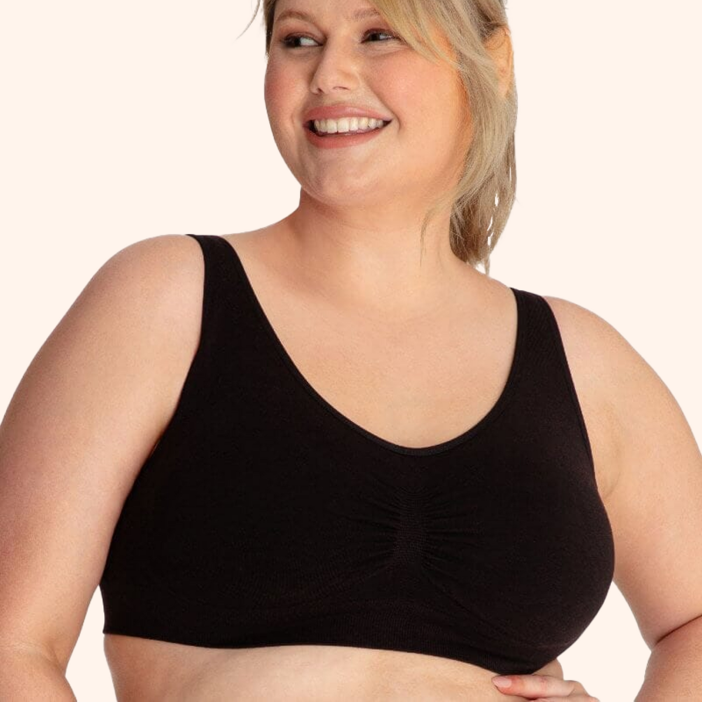 Boobreeze™ Naadloze Bamboe Comfort Bh – Zonder Beugel, Met Vorm & Ademend Design