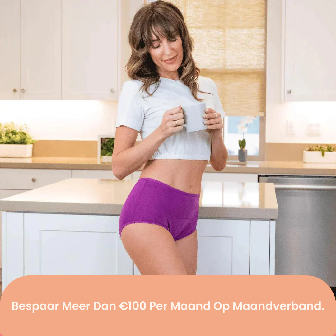 Absorberend Menstruatie Ondergoed voor Vertrouwen en Comfort (Blauw)