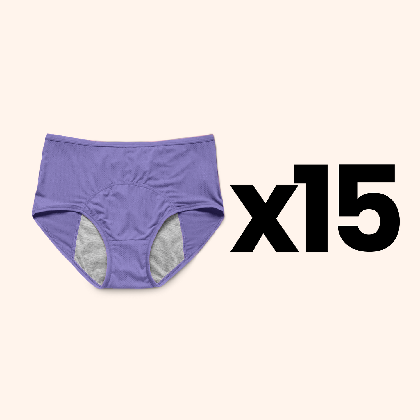 Absorberend Menstruatie Ondergoed voor Vertrouwen en Comfort (Blauw)