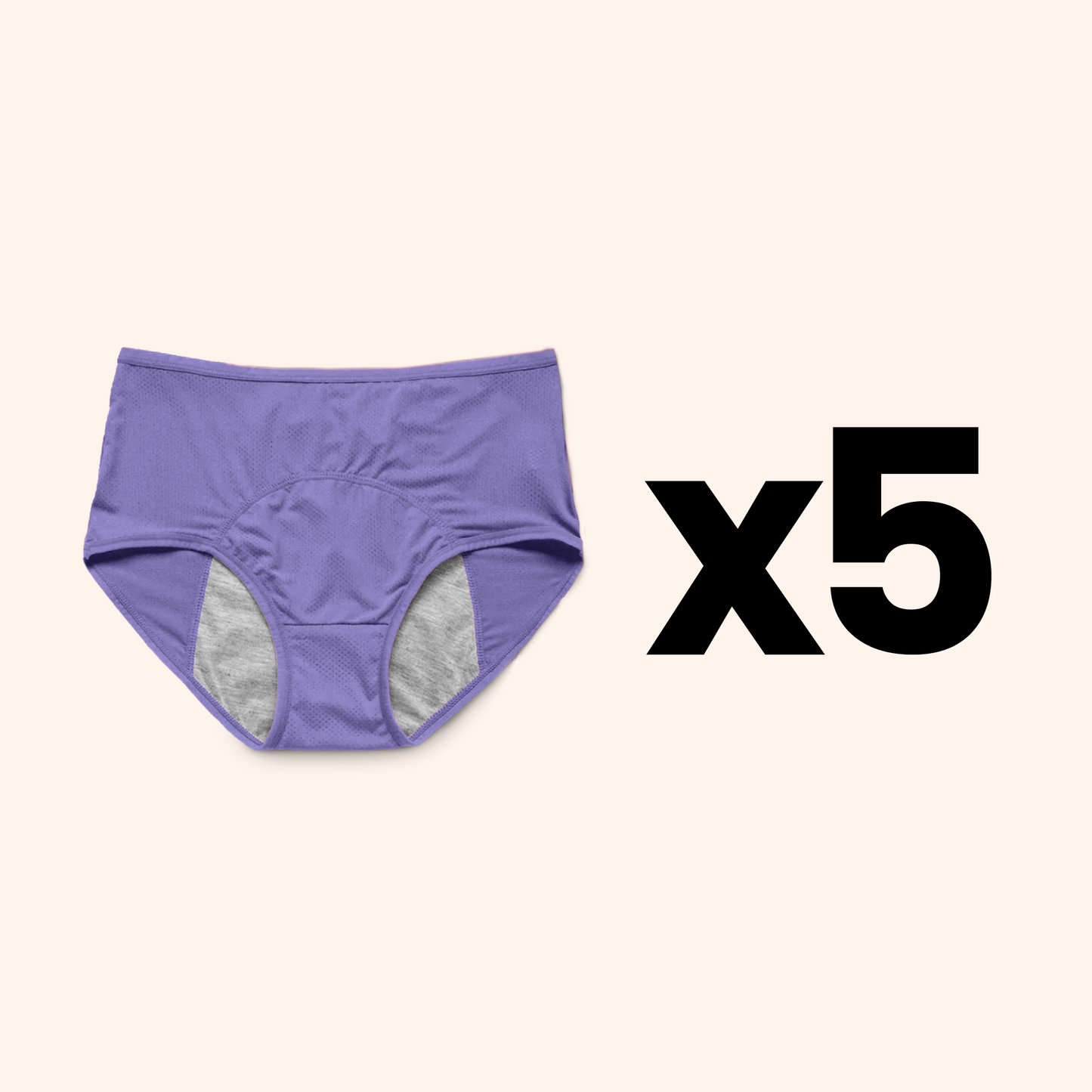 Absorberend Menstruatie Ondergoed voor Vertrouwen en Comfort (Blauw)