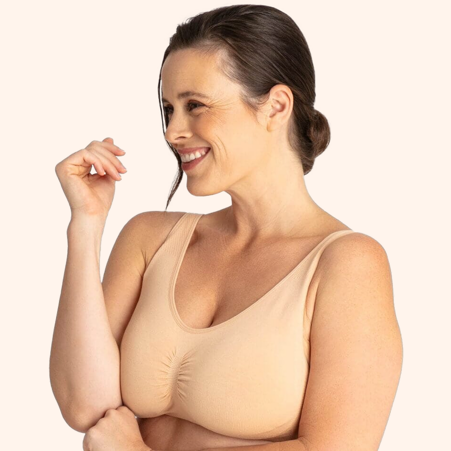 Boobreeze™ Naadloze Bamboe Comfort Bh – Zonder Beugel, Met Vorm & Ademend Design