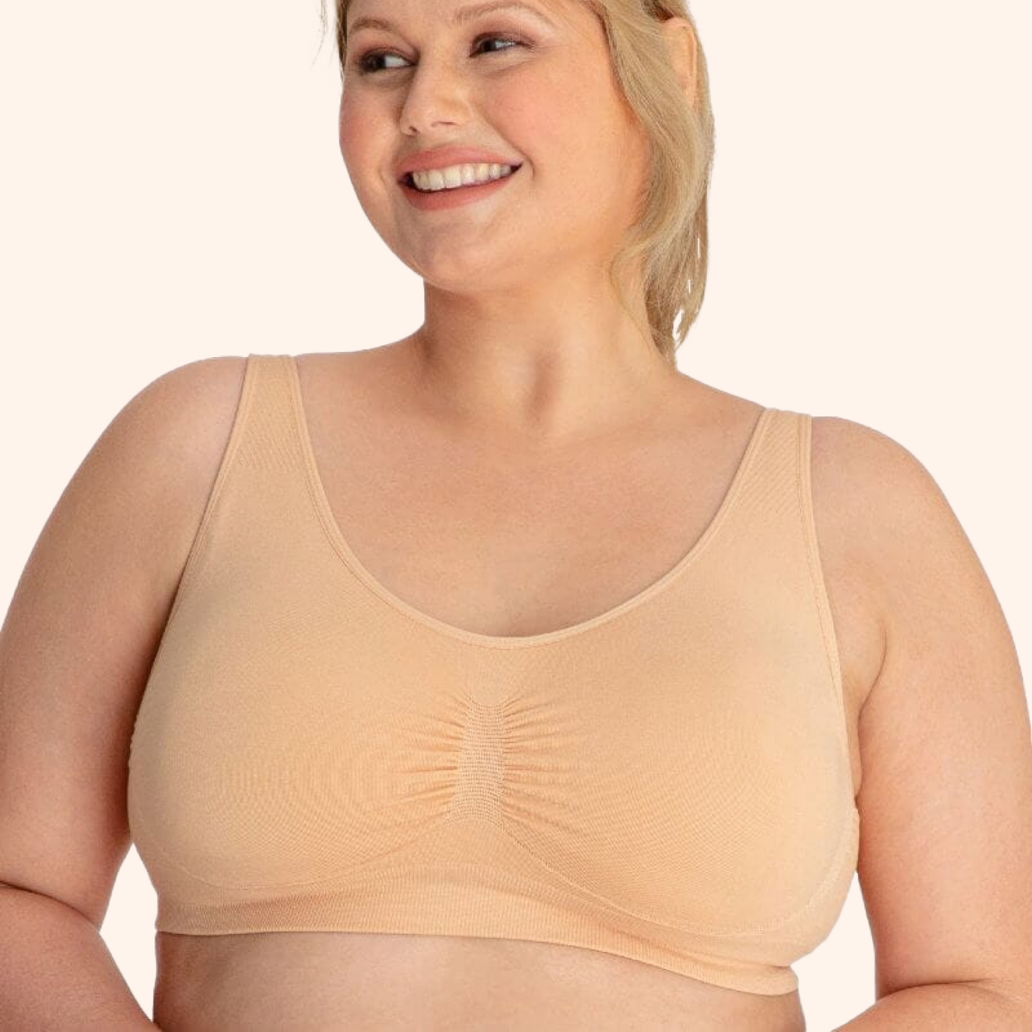 Boobreeze™ Naadloze Bamboe Comfort Bh – Zonder Beugel, Met Vorm & Ademend Design